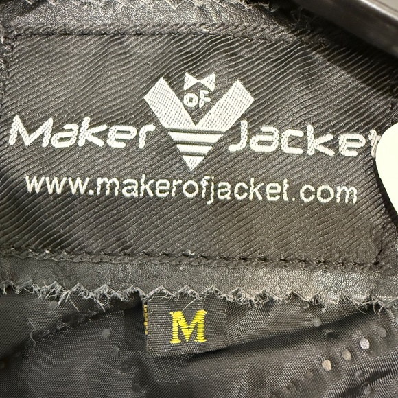 New With Tags Leather Vintage Look FSU Varsity Jacket, Sz M - Picture 6 of 8